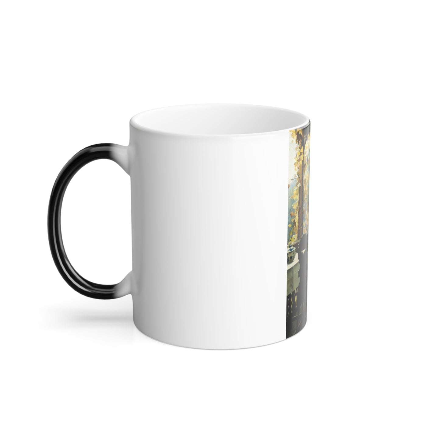 Henrik C Nordenberg (1857-1928) The grape picker - Oil on Canvas - Color Changing Mug 11oz-Go Mug Yourself