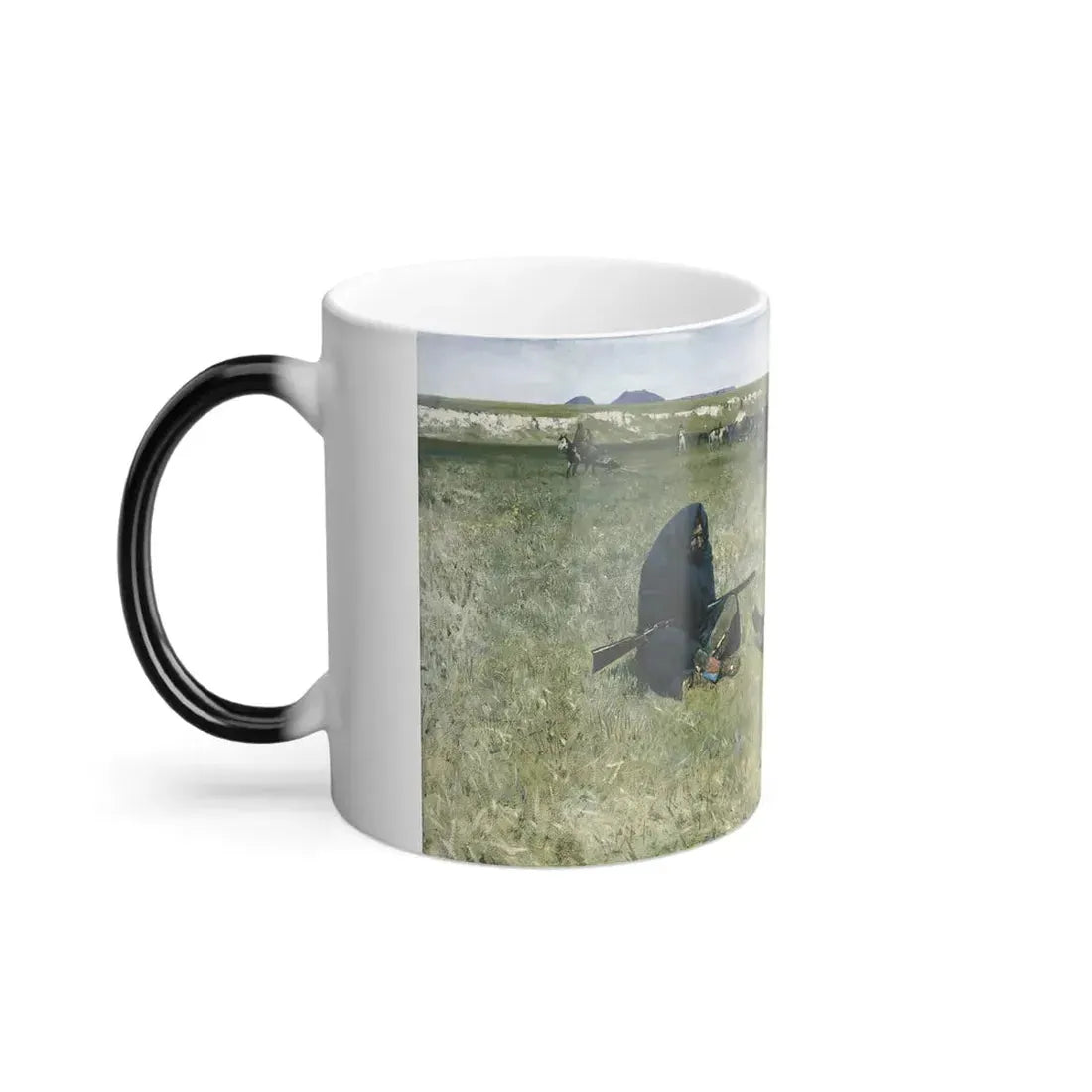 Henry Farny (1847-1916) The Captive - gouache and watercolor 1885 - Color Changing Mug 11oz - Go Mug Yourself