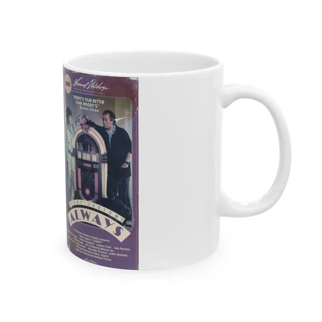 HENRY JAGLOMS ALWAYS (VHS COVER) - White Coffee Mug - Go Mug Yourself