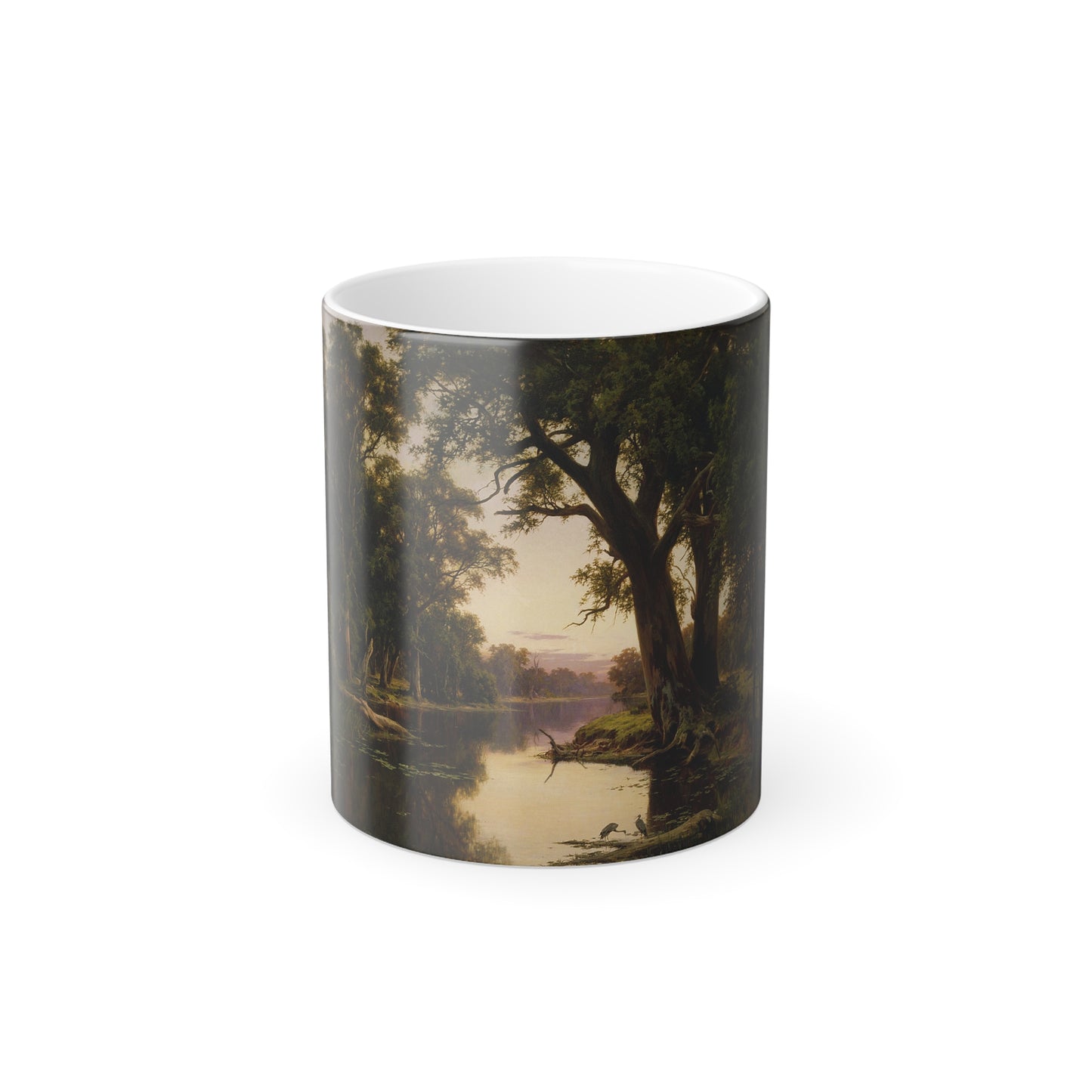 Henry James Johnstone (1835-1907) A billabong of the Goulburn, Victoria - Color Changing Mug 11oz-11oz-Go Mug Yourself