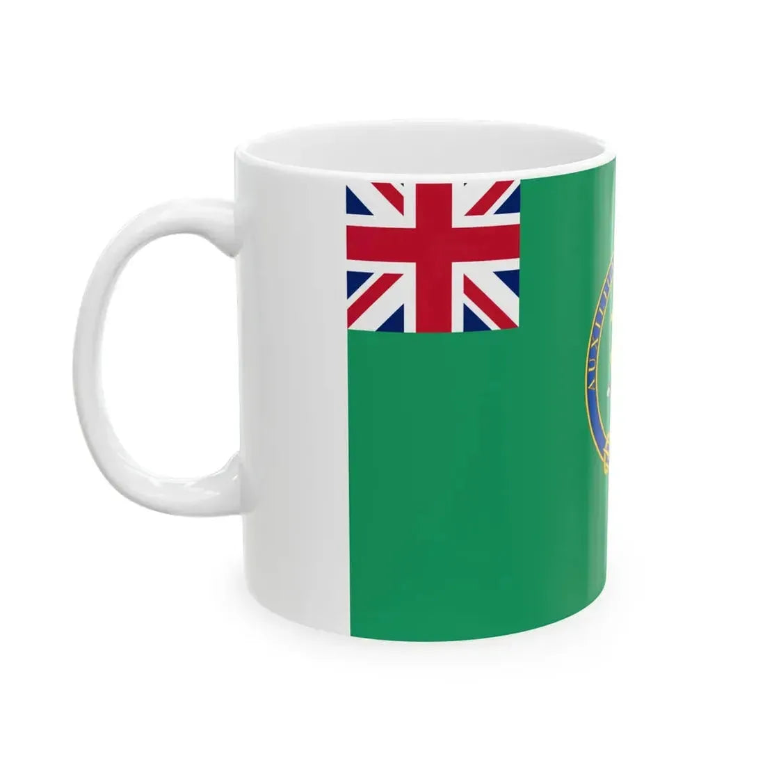 Henry Kelletts sledge flag (Ireland) White Coffee Mug - Go Mug Yourself