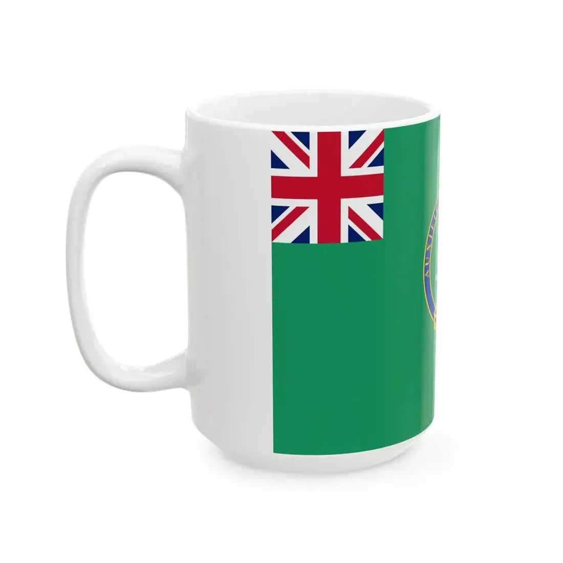 Henry Kelletts sledge flag (Ireland) White Coffee Mug - Go Mug Yourself