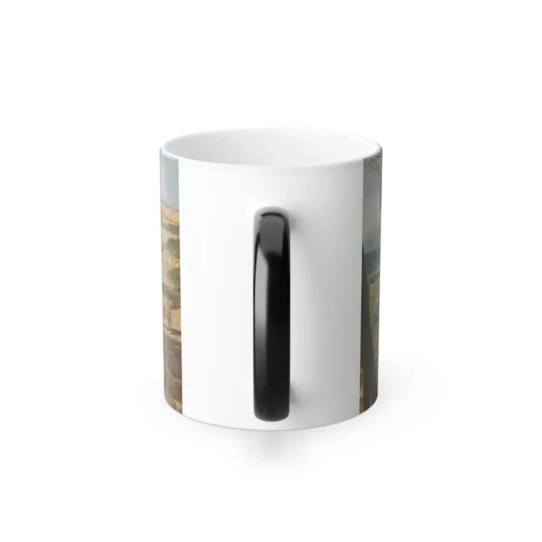 Henryk Siemiradzki (1843-1902) Conversation by a Spring - oil on canvas laid on board - Color Changing Mug 11oz - Go Mug Yourself