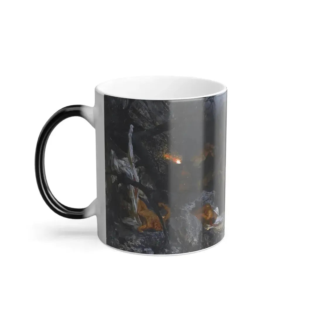 Henryk Siemiradzki (1843-1902) Orgy on Capri in the time of Tiberius - Oil on Canvas 1881 - Color Changing Mug 11oz - Go Mug Yourself