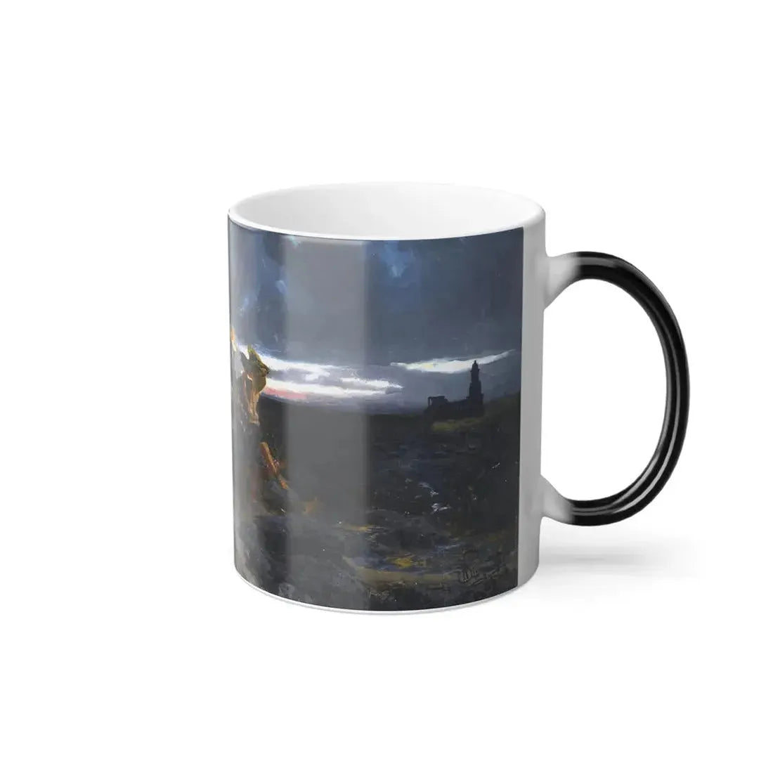 Henryk Siemiradzki (1843-1902) Orgy on Capri in the time of Tiberius - Oil on Canvas 1881 - Color Changing Mug 11oz - Go Mug Yourself