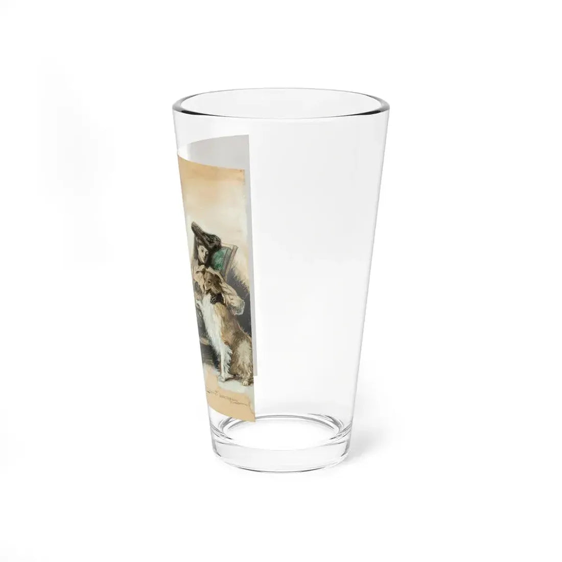 Her Favorite, probable interior illustration - Pint Glass 16oz - Go Mug Yourself