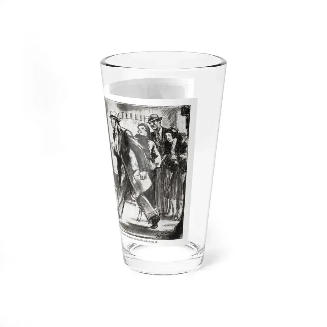 Her Frozen Asset (1), Liberty magazine, August 13, 1932 - Pint Glass 16oz - Go Mug Yourself