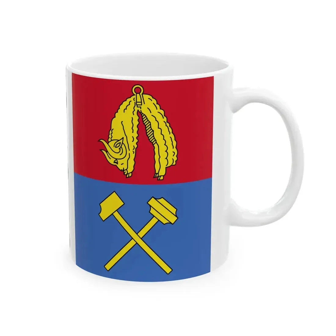 Heraldic banner of New Zealand (New Zealand) White Coffee Mug - Go Mug Yourself