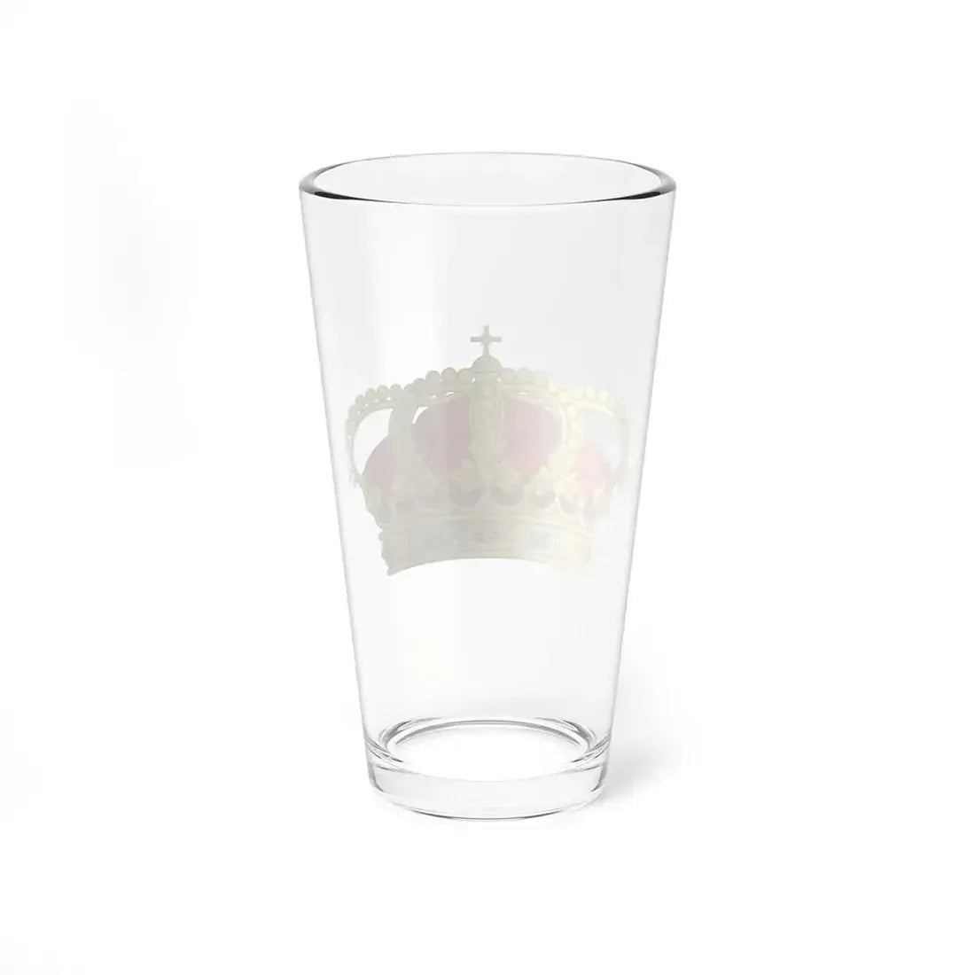 Heraldic Royal Crown of Portugal - Eight Arches - Pint Glass 16oz - Go Mug Yourself