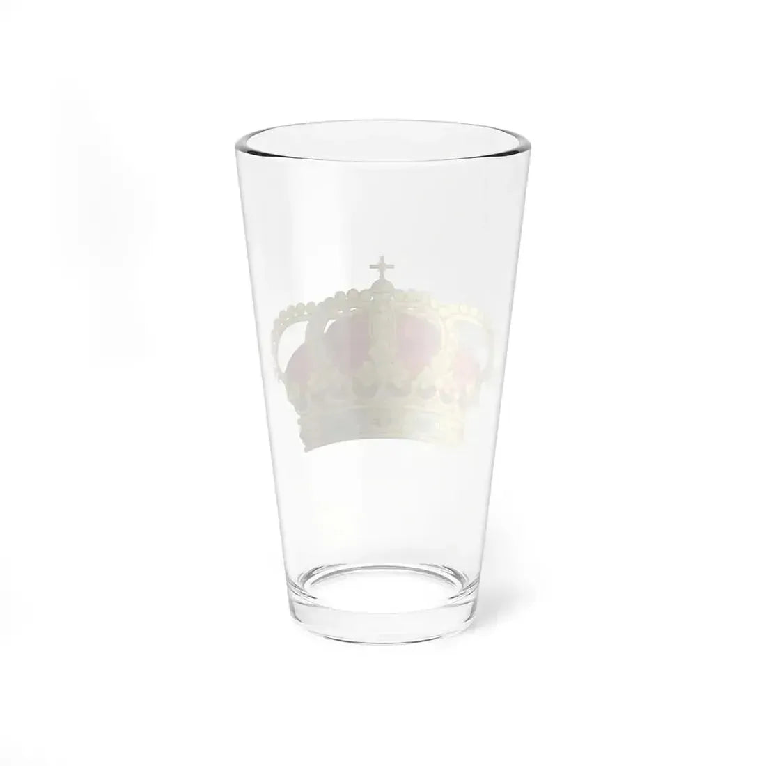 Heraldic Royal Crown of Portugal - Eight Arches - Pint Glass 16oz - Go Mug Yourself