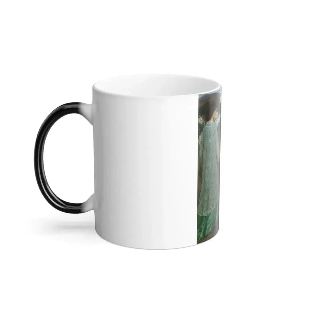 Herbert Arnould Olivier (1861-1952) Love and Purity - Oil on Canvas - Color Changing Mug 11oz - Go Mug Yourself