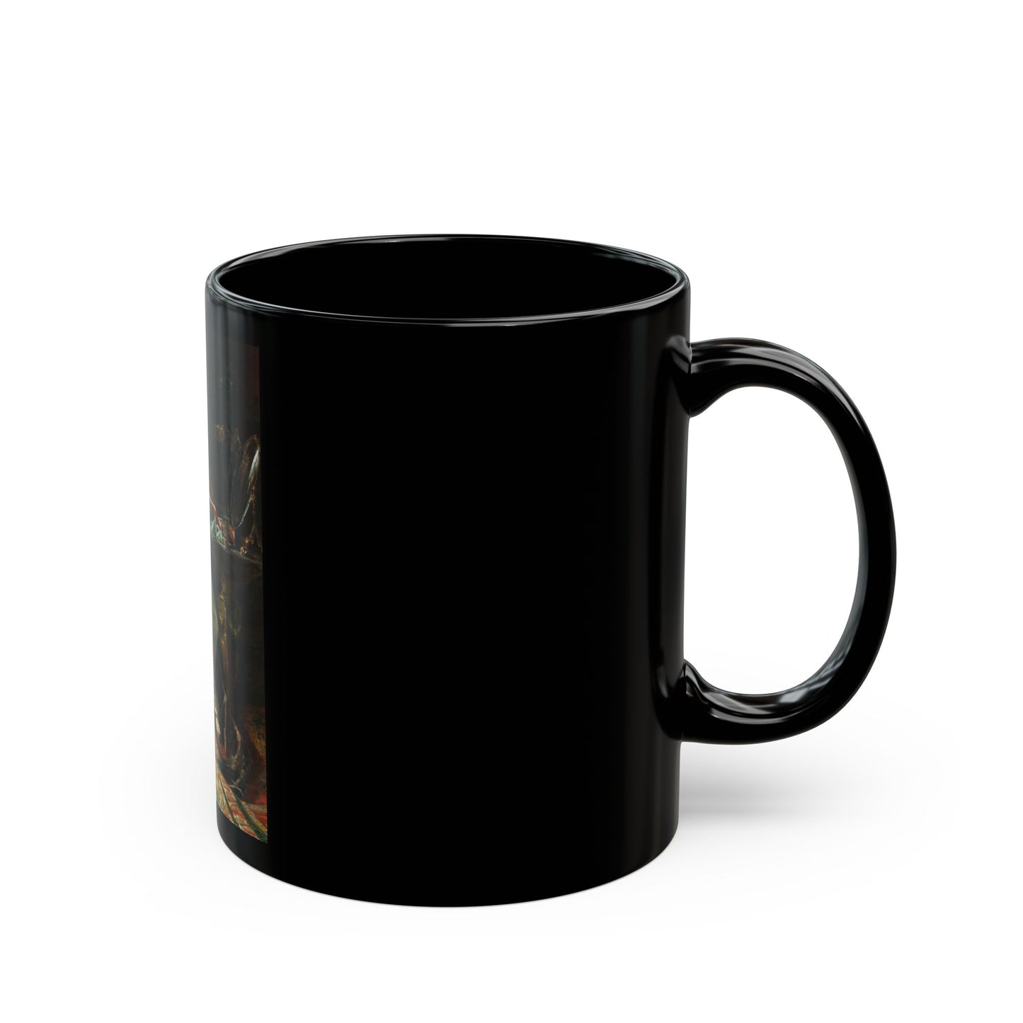 Herbert James Draper (1863-1920) Contemplation - c1900 - Black Coffee Mug-Go Mug Yourself