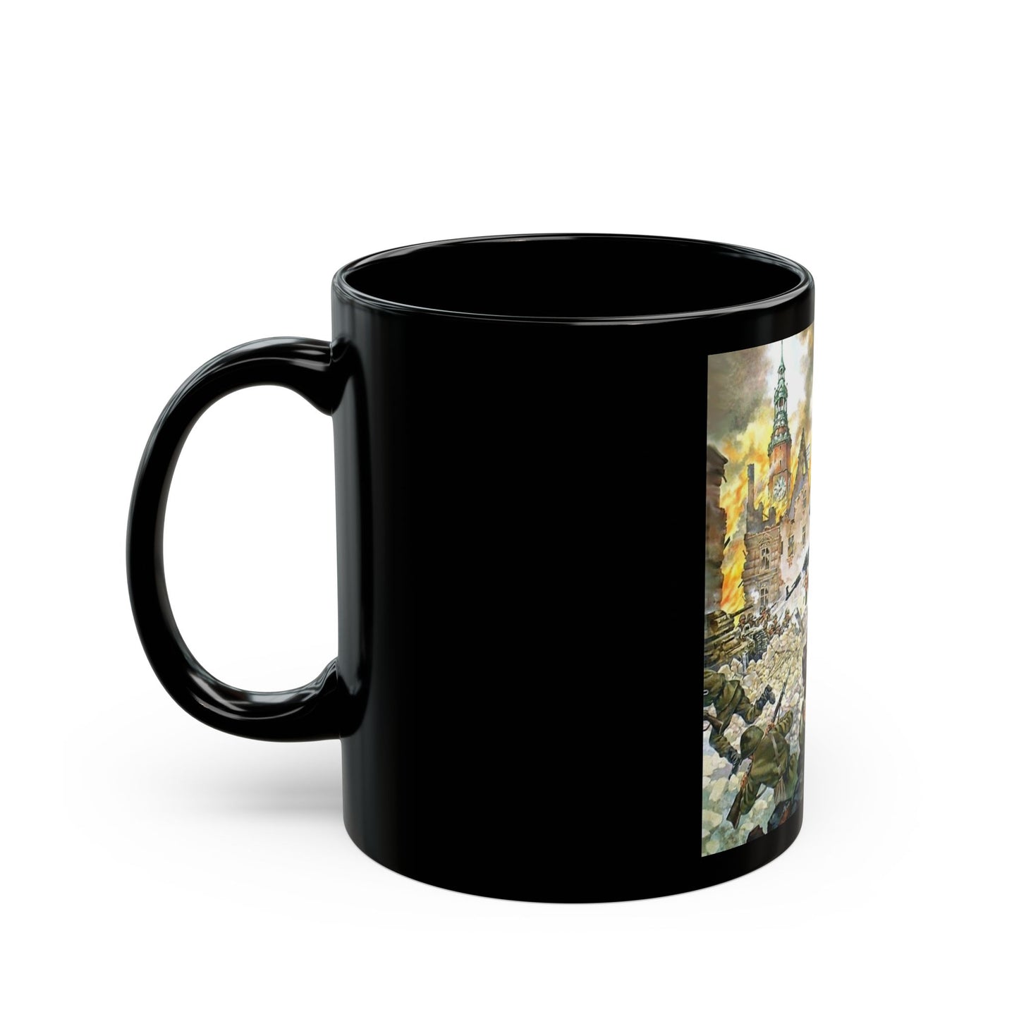 Herbert Smagon (1927-) die kinder von Breslau - Black Coffee Mug-Go Mug Yourself