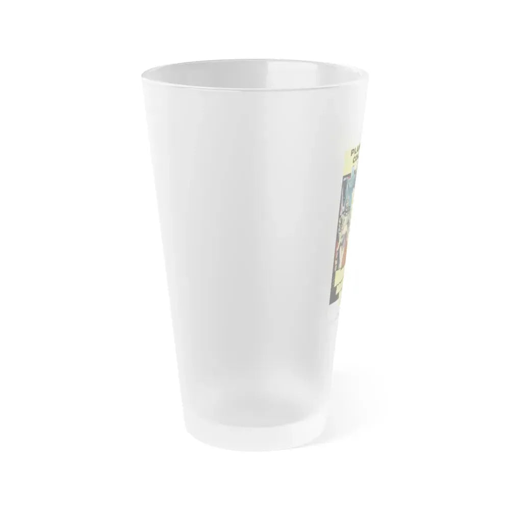 HERCULES AGAINST THE MOON MEN 1964 Movie Poster - Frosted Pint Glass 16oz - Go Mug Yourself