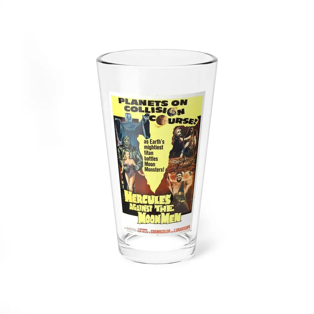 HERCULES AGAINST THE MOON MEN 1964 Movie Poster - Pint Glass 16oz 16oz - Go Mug Yourself