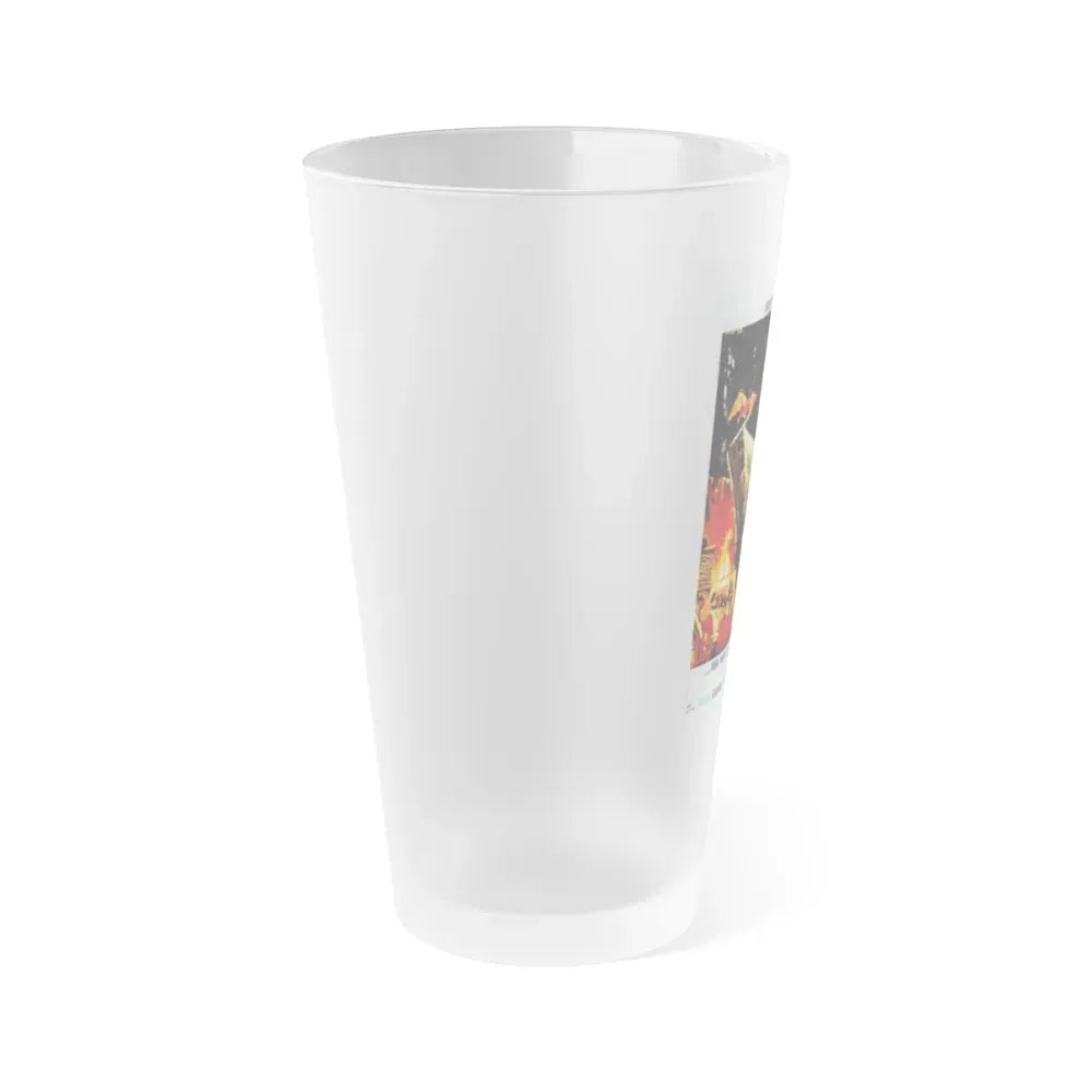 HERCULES AGAINST THE MOON MEN (2) 1964 Movie Poster - Frosted Pint Glass 16oz - Go Mug Yourself