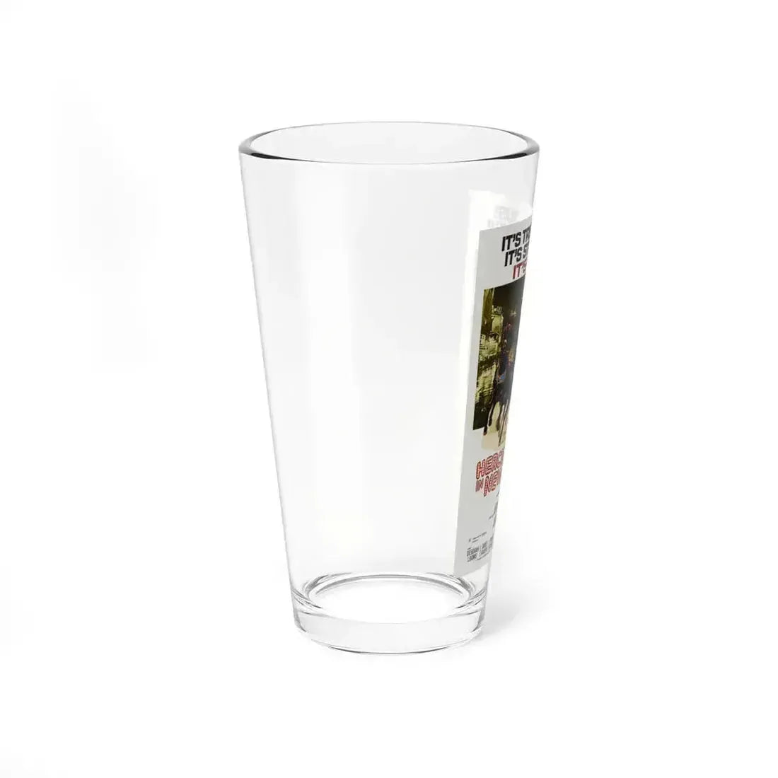 HERCULES IN NEW YORK 1969 Movie Poster - Pint Glass 16oz - Go Mug Yourself