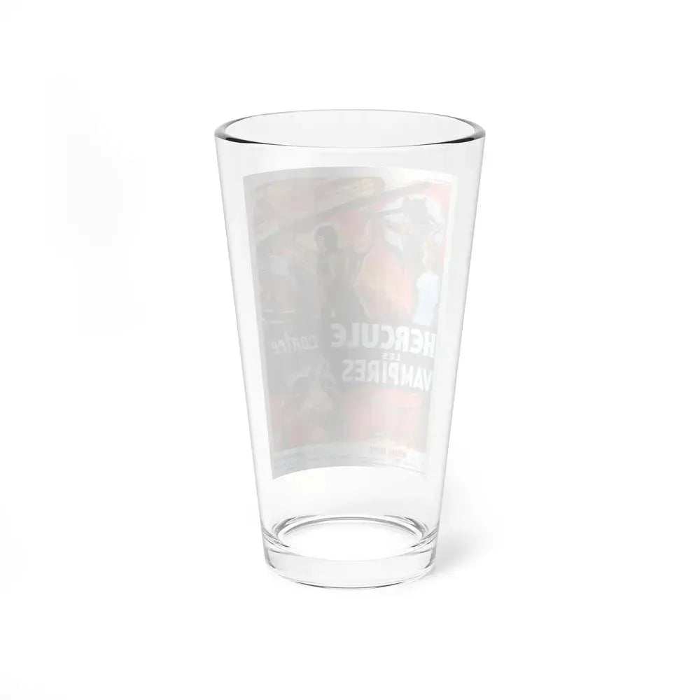 HERCULES IN THE HAUNTED WORLD (FRENCH) 1961 Movie Poster - Pint Glass 16oz - Go Mug Yourself
