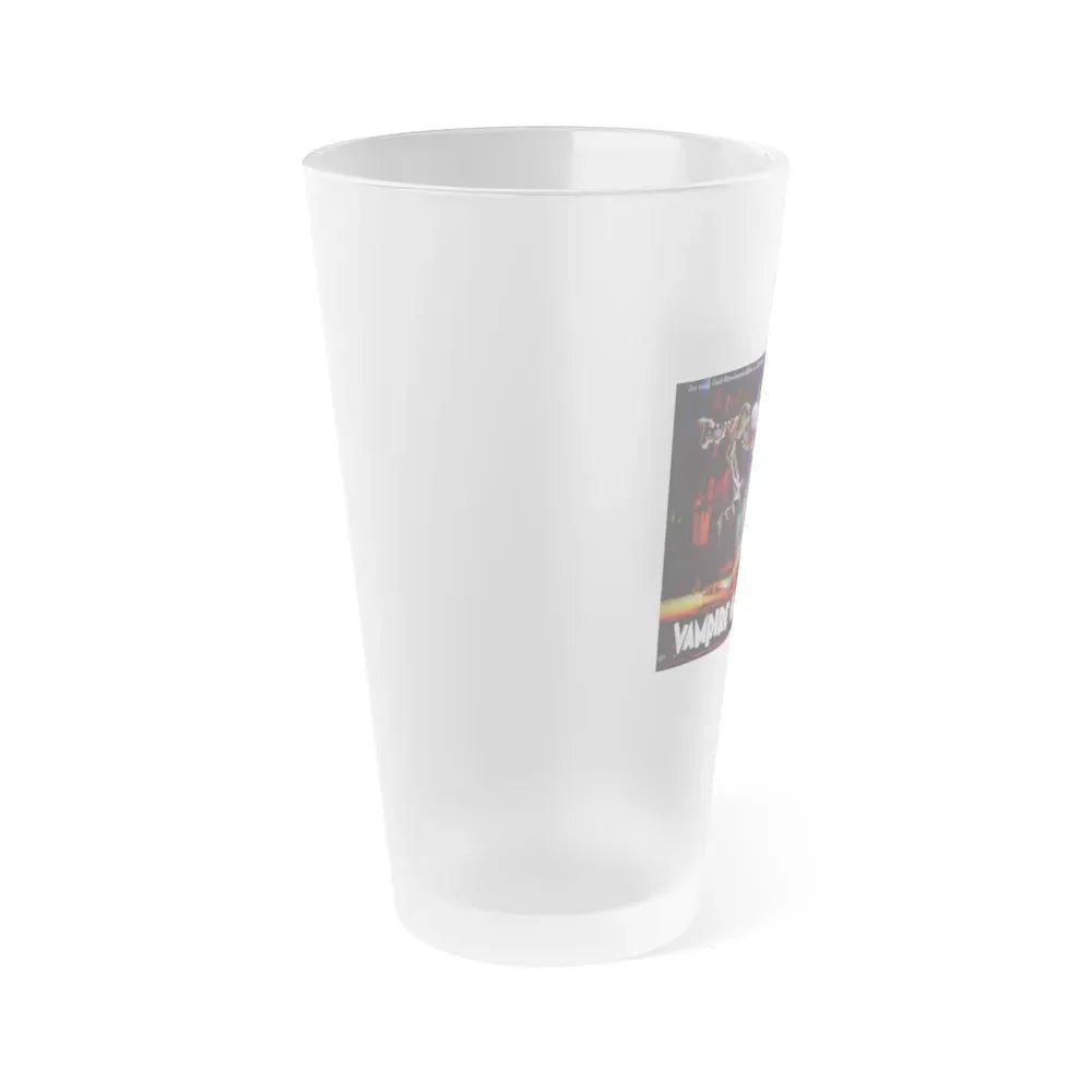 HERCULES IN THE HAUNTED WORLD (GERMAN) 2 1961 Movie Poster - Frosted Pint Glass 16oz - Go Mug Yourself