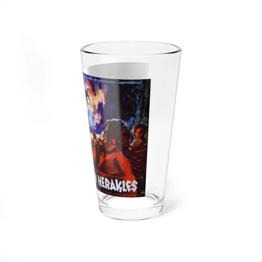 HERCULES IN THE HAUNTED WORLD (GERMAN) 2 1961 Movie Poster - Pint Glass 16oz - Go Mug Yourself