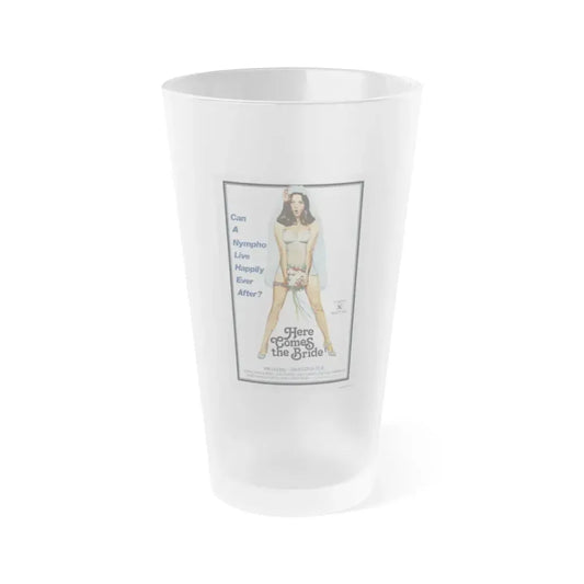 HERE COMES THE BRIDE 1978 Movie Poster - Frosted Pint Glass 16oz 16oz Frosted - Go Mug Yourself