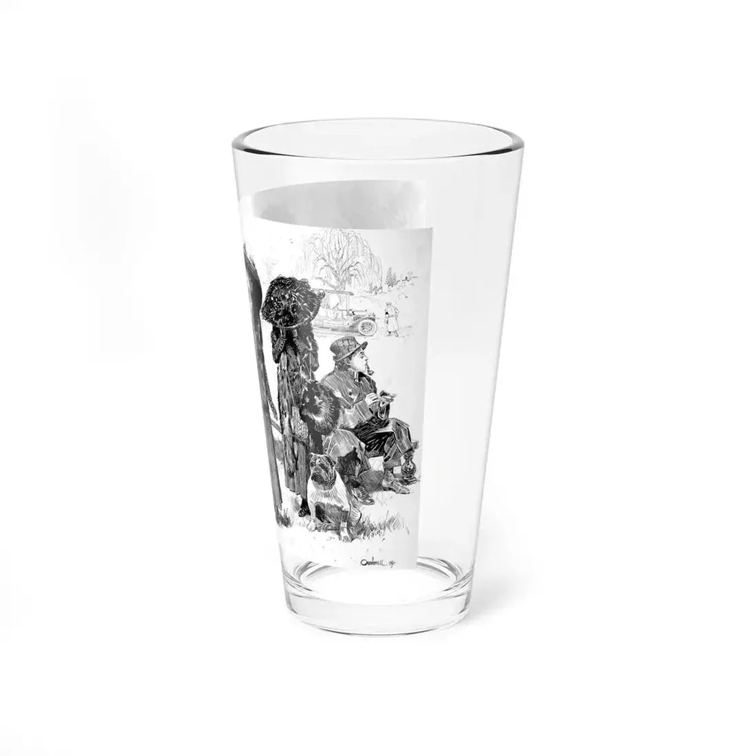Here Lies Amassa Wad - Pint Glass 16oz - Go Mug Yourself