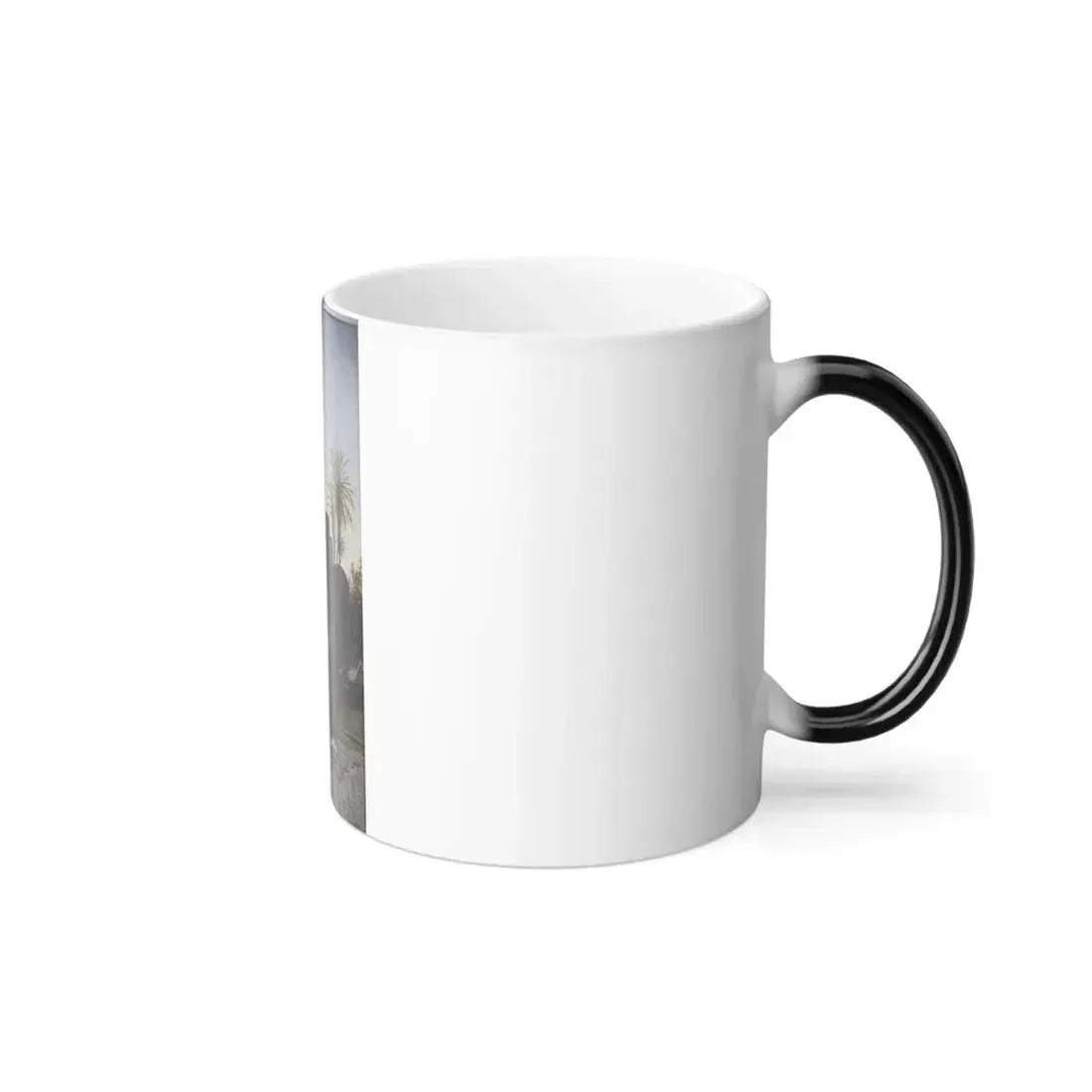 Hermann David Salomon Corrodi (1844-1905) On the banks of the Nile - Oil on Canvas - Color Changing Mug 11oz - Go Mug Yourself