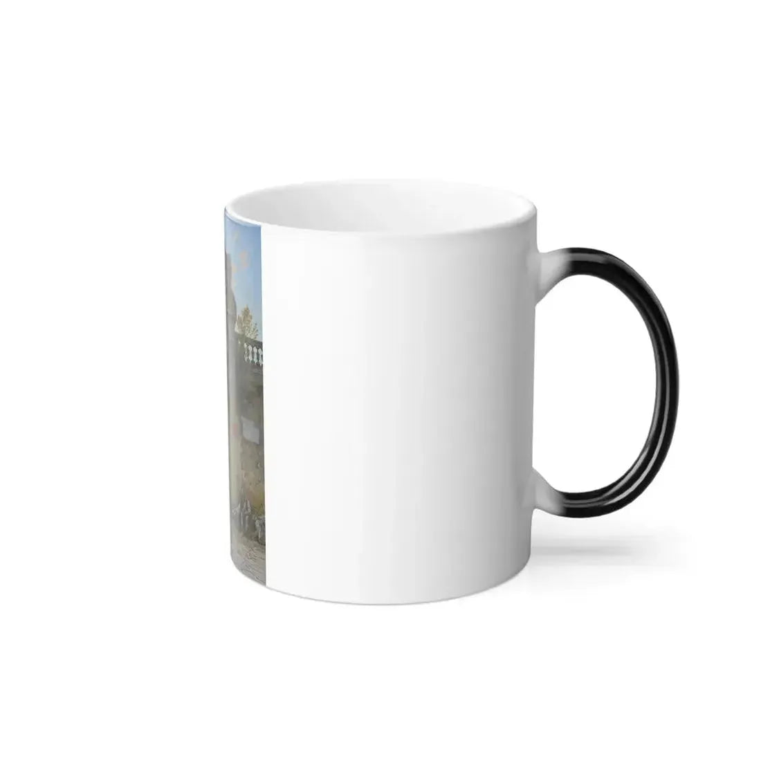 Hermann David Salomon Corrodi (1844-1905) On the Via Flaminia near the Villa Cavalieri - Oil on Canvas - Color Changing Mug 11oz - Go Mug Yourself