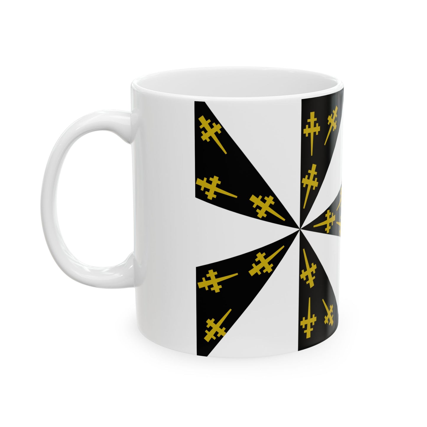 Herne vlag (Belgium) White Coffee Mug-Go Mug Yourself