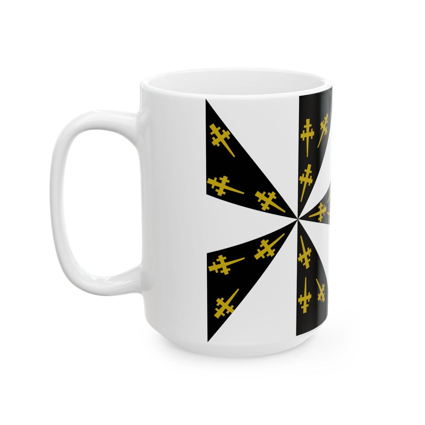 Herne vlag (Belgium) White Coffee Mug-Go Mug Yourself
