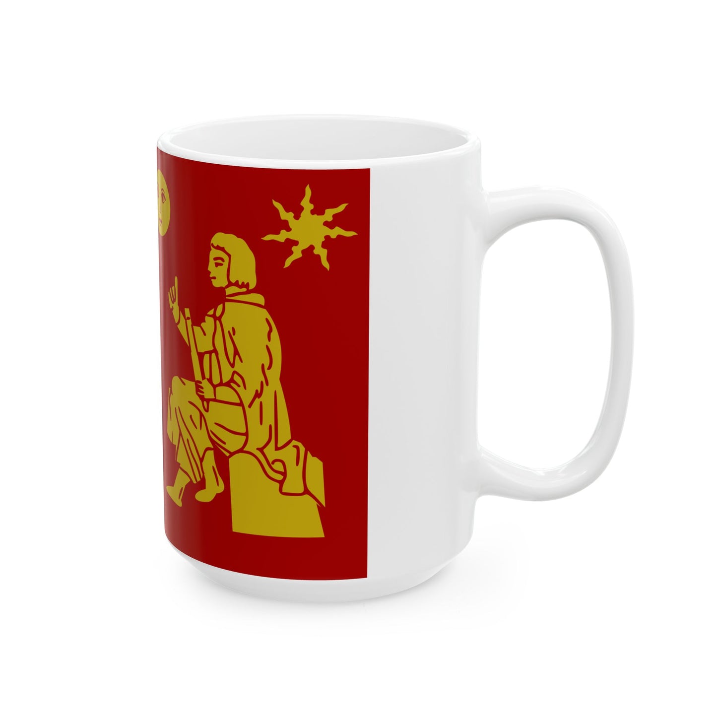 Herne vlag (Belgium) White Coffee Mug-Go Mug Yourself