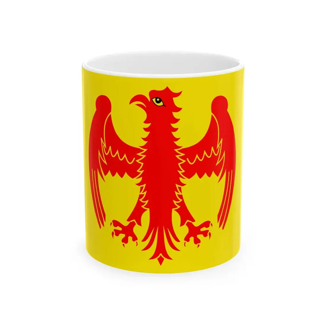 Herstappe vlag (Belgium) White Coffee Mug 11oz - Go Mug Yourself