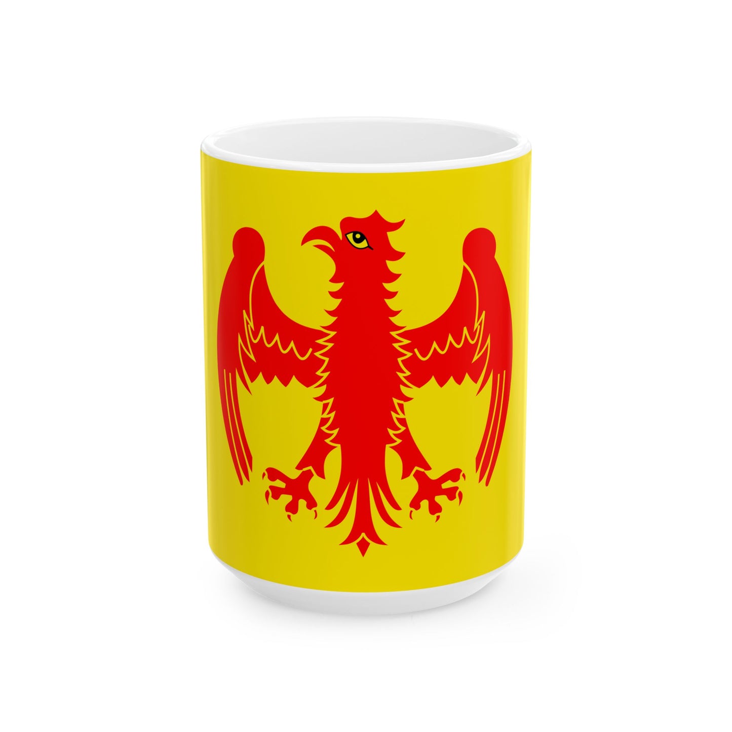 Herstappe vlag (Belgium) White Coffee Mug-15oz-Go Mug Yourself