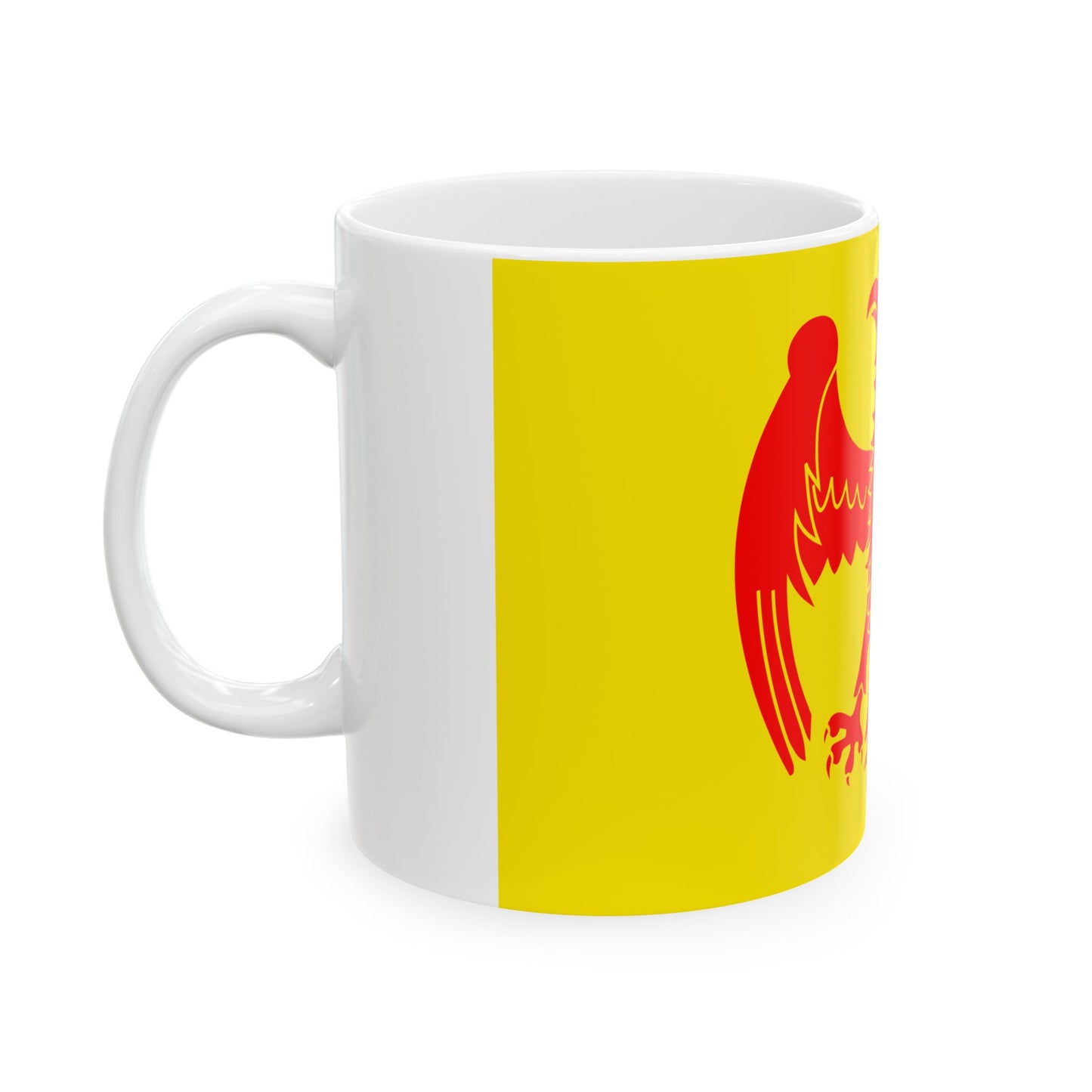 Herstappe vlag (Belgium) White Coffee Mug-Go Mug Yourself