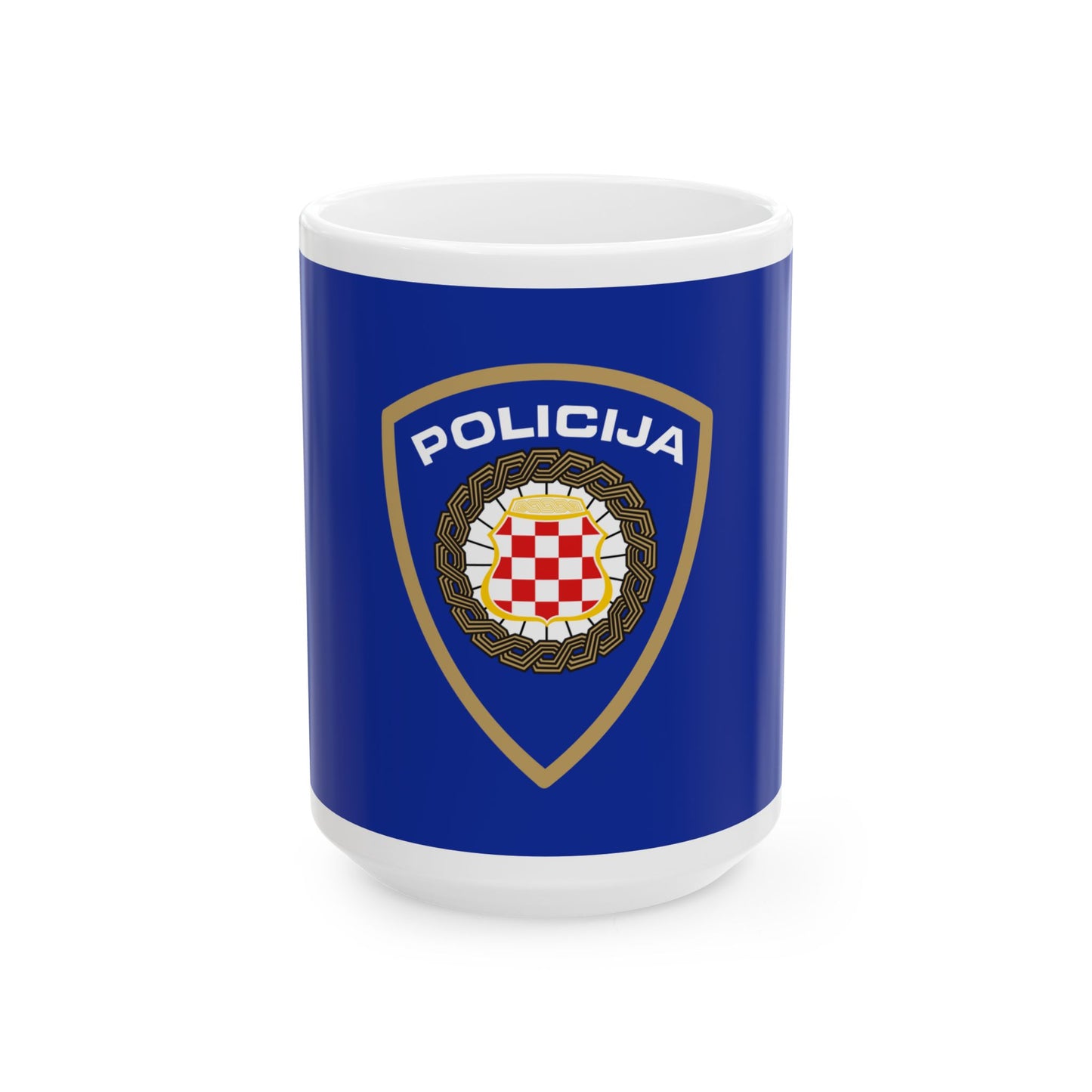 Herzeg-Bosnia Police (Bosnia and Herzegovina) White Coffee Mug-15oz-Go Mug Yourself