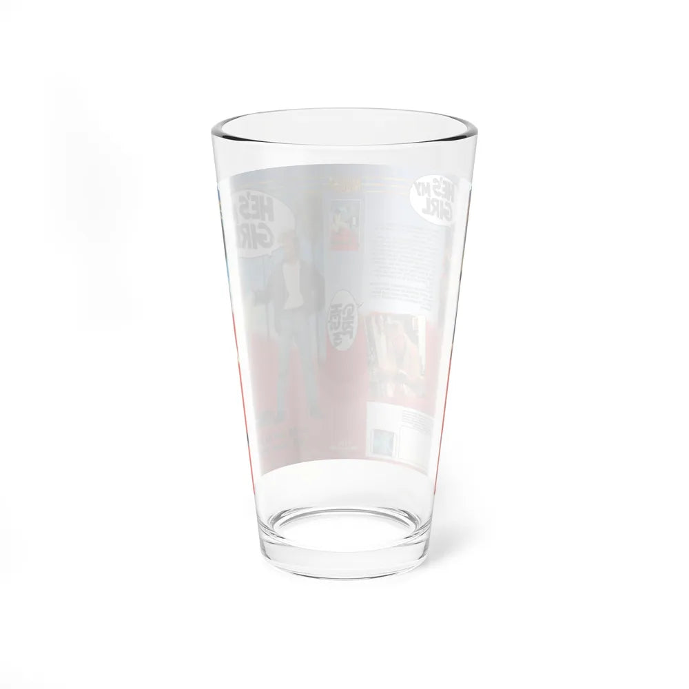 HES MY GIRL (VHS COVER) Pint Glass 16oz - Go Mug Yourself