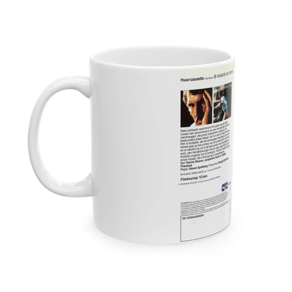 HET DUEL (VHS COVER) - White Coffee Mug - Go Mug Yourself