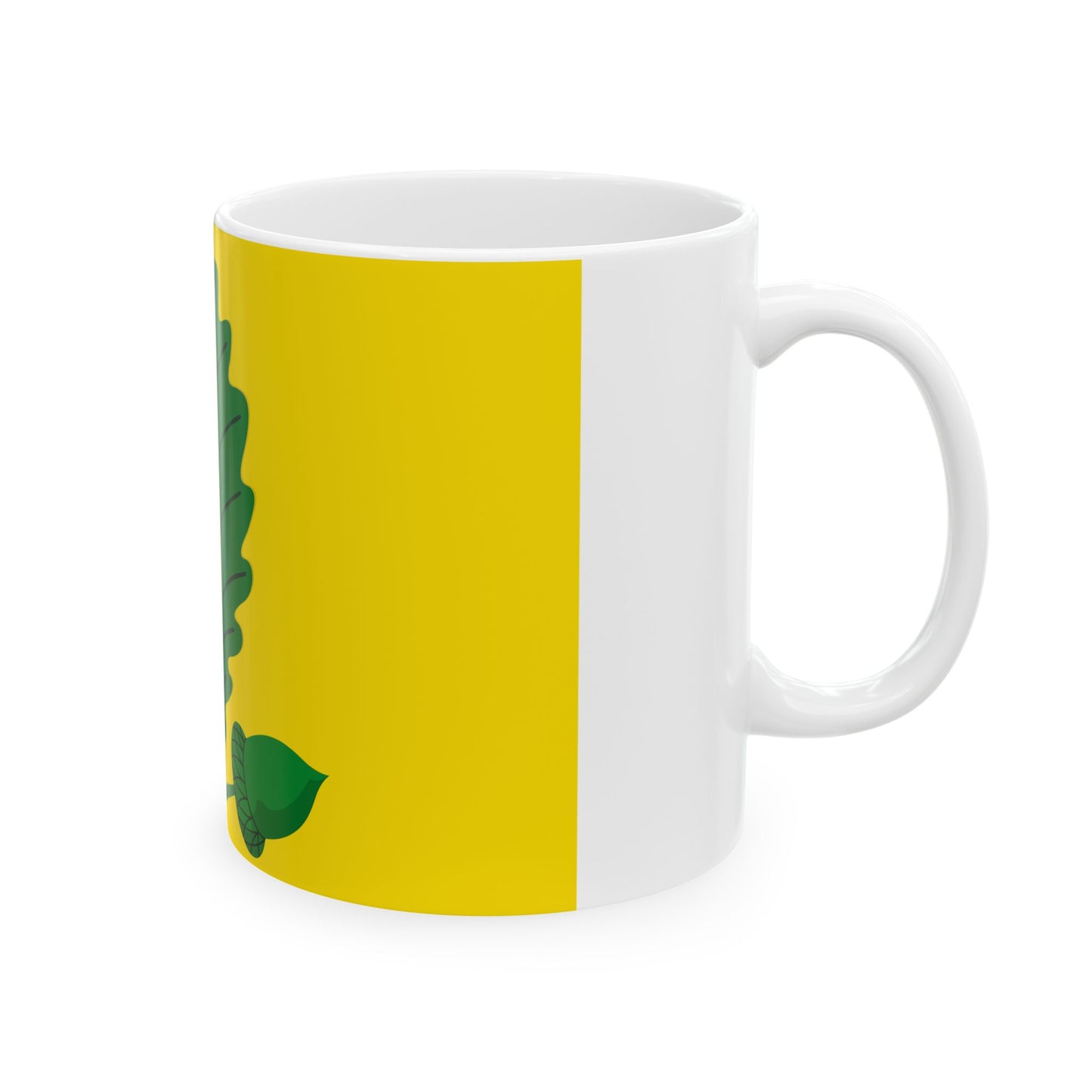 Heusden-Zolder vlag (Belgium) White Coffee Mug-Go Mug Yourself