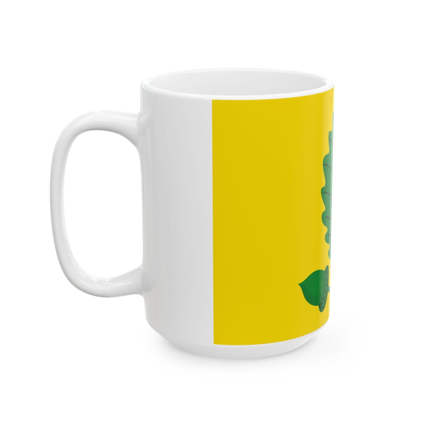 Heusden-Zolder vlag (Belgium) White Coffee Mug-Go Mug Yourself