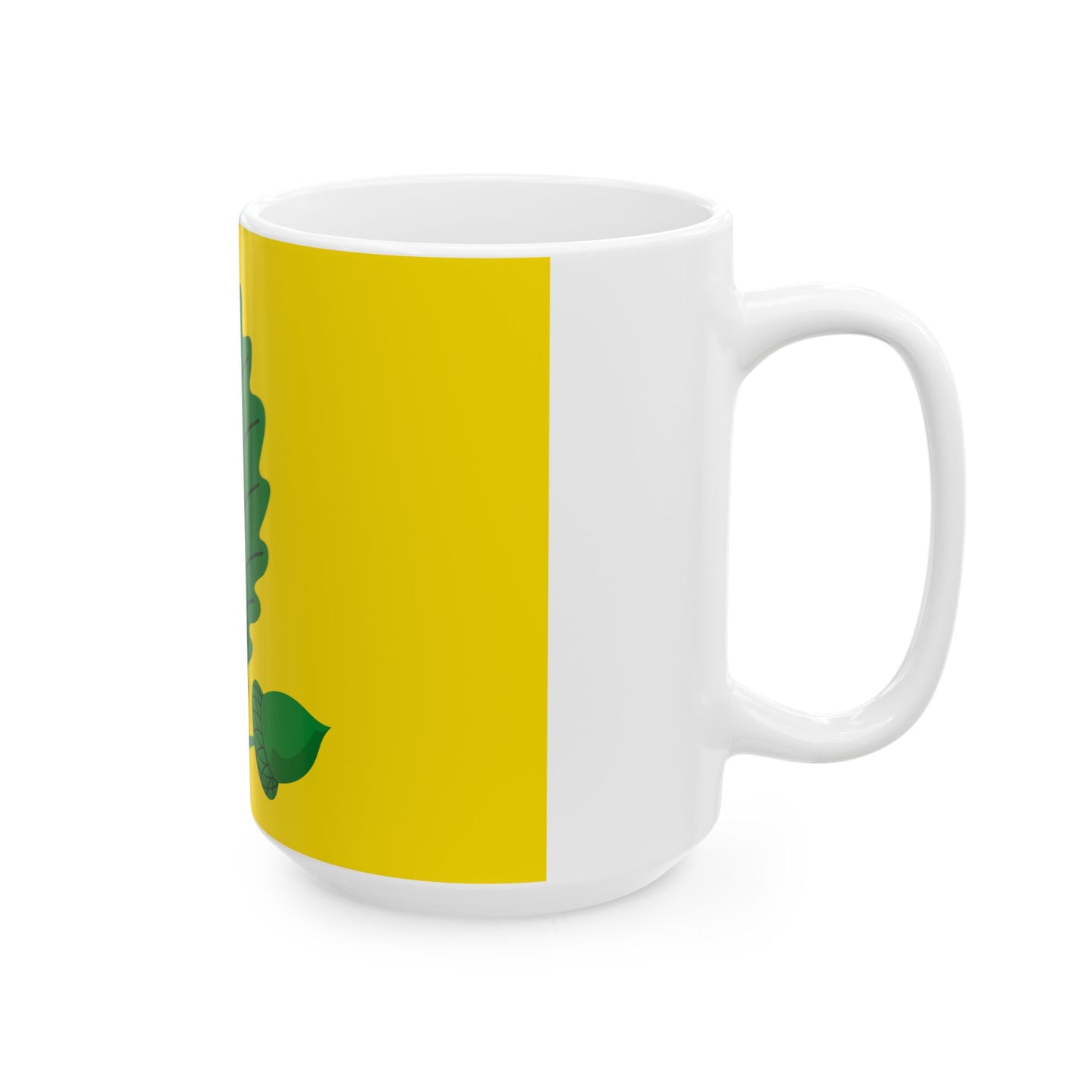 Heusden-Zolder vlag (Belgium) White Coffee Mug-Go Mug Yourself