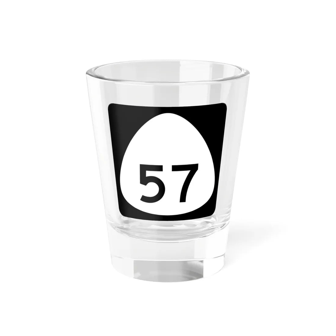 HI-57 (Hawaii) (Road Sign) Shot Glass 1.5oz - Go Mug Yourself