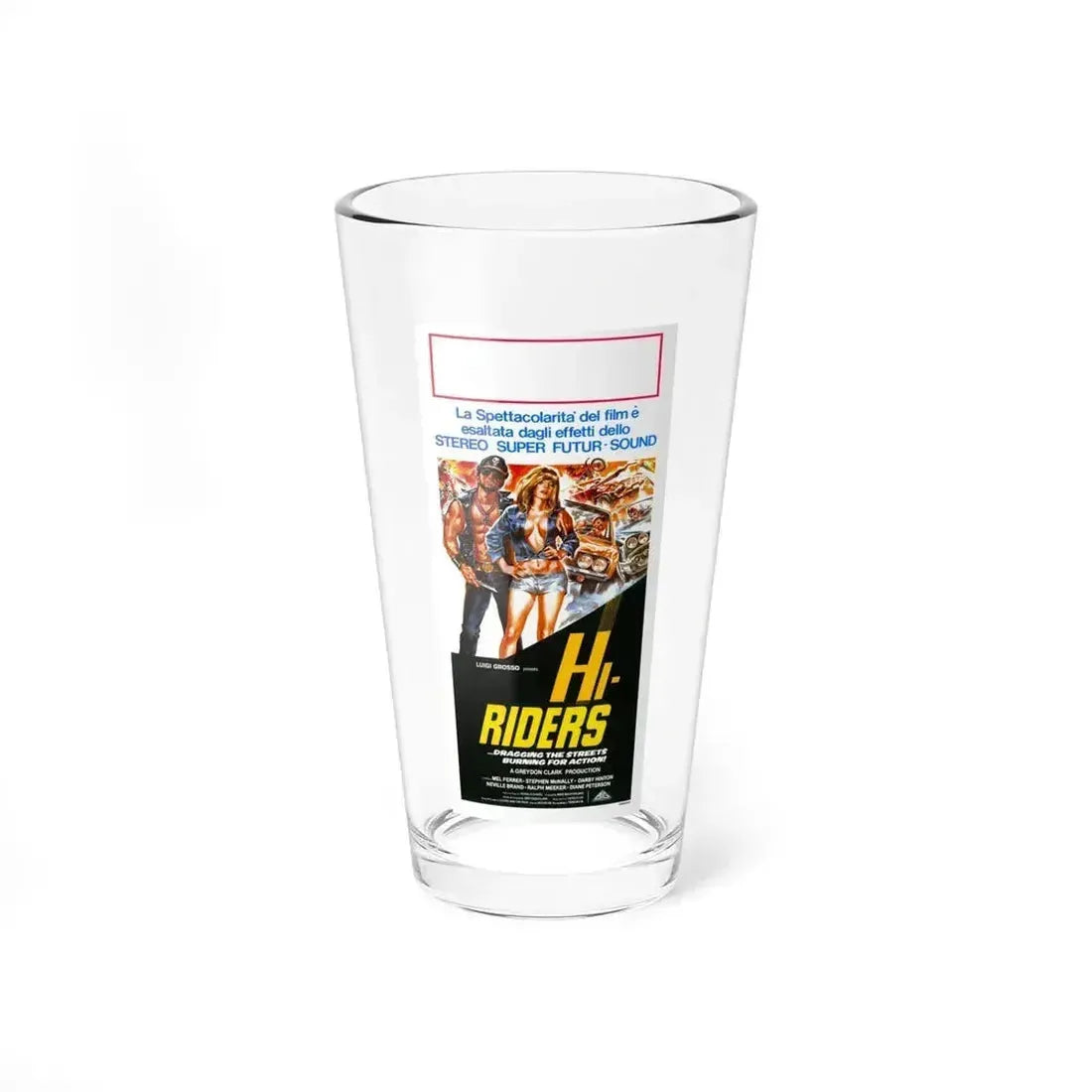 HI RIDERS (2) 1978 Movie Poster - Pint Glass 16oz 16oz - Go Mug Yourself