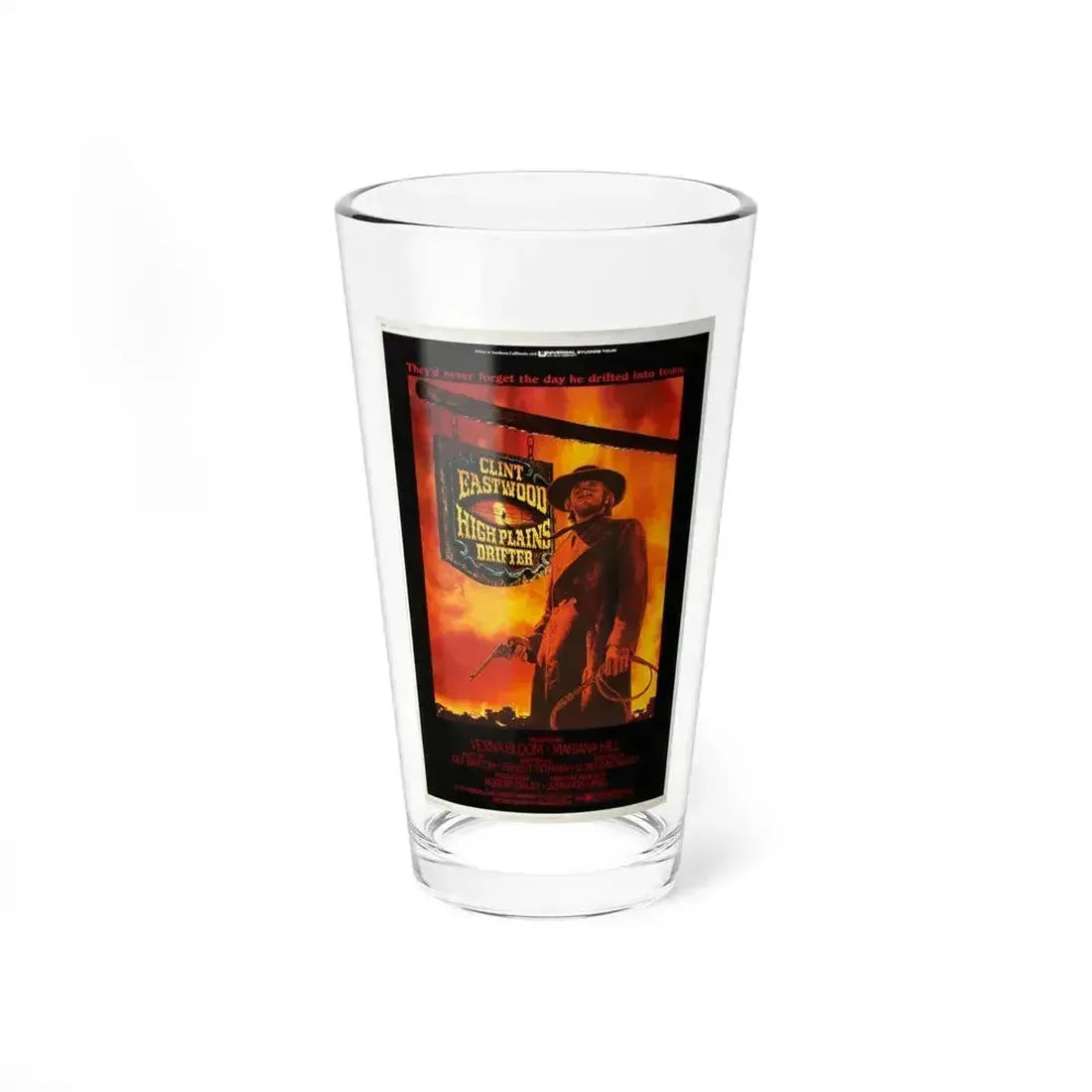 HIGH PLAINS DRIFTER 1973 Movie Poster - Pint Glass 16oz 16oz - Go Mug Yourself