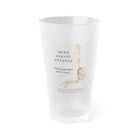 HIGH SCHOOL BUNNIES 1978 Movie Poster - Frosted Pint Glass 16oz 16oz Frosted - Go Mug Yourself