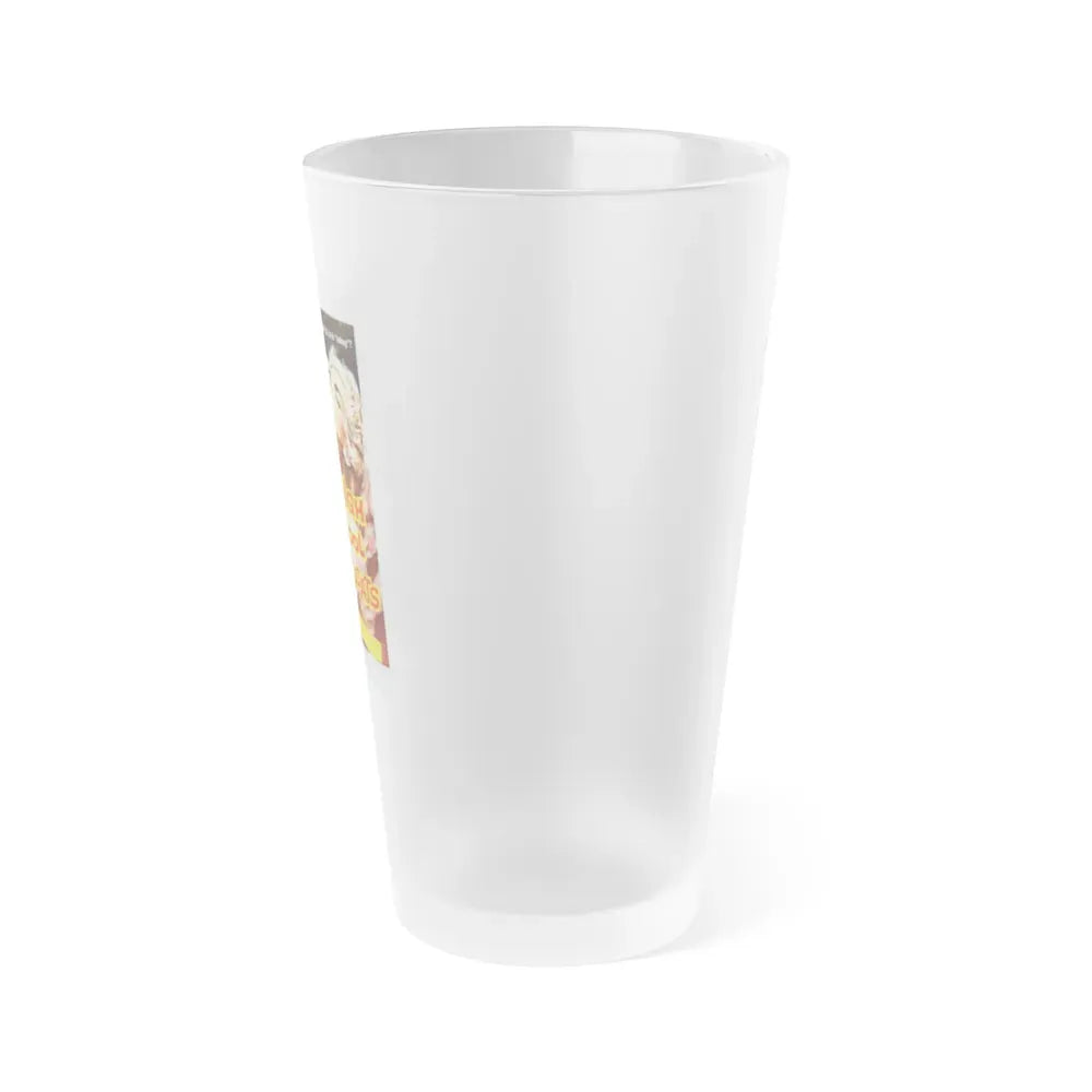 HIGH SCHOOL HELLCATS 1958 Movie Poster - Frosted Pint Glass 16oz - Go Mug Yourself