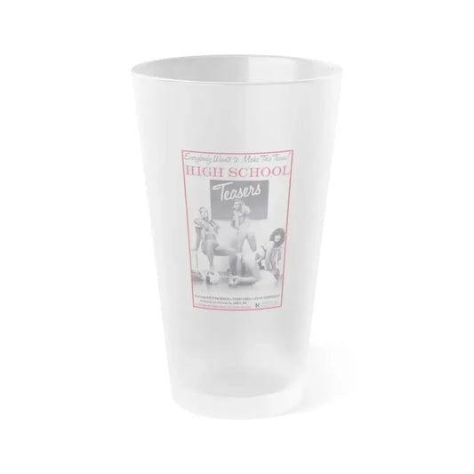 HIGH SCHOOL TEASERS 1978 Movie Poster - Frosted Pint Glass 16oz 16oz Frosted - Go Mug Yourself