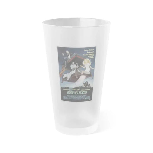HIGH SPIRITS 1988 Movie Poster - Frosted Pint Glass 16oz 16oz Frosted - Go Mug Yourself