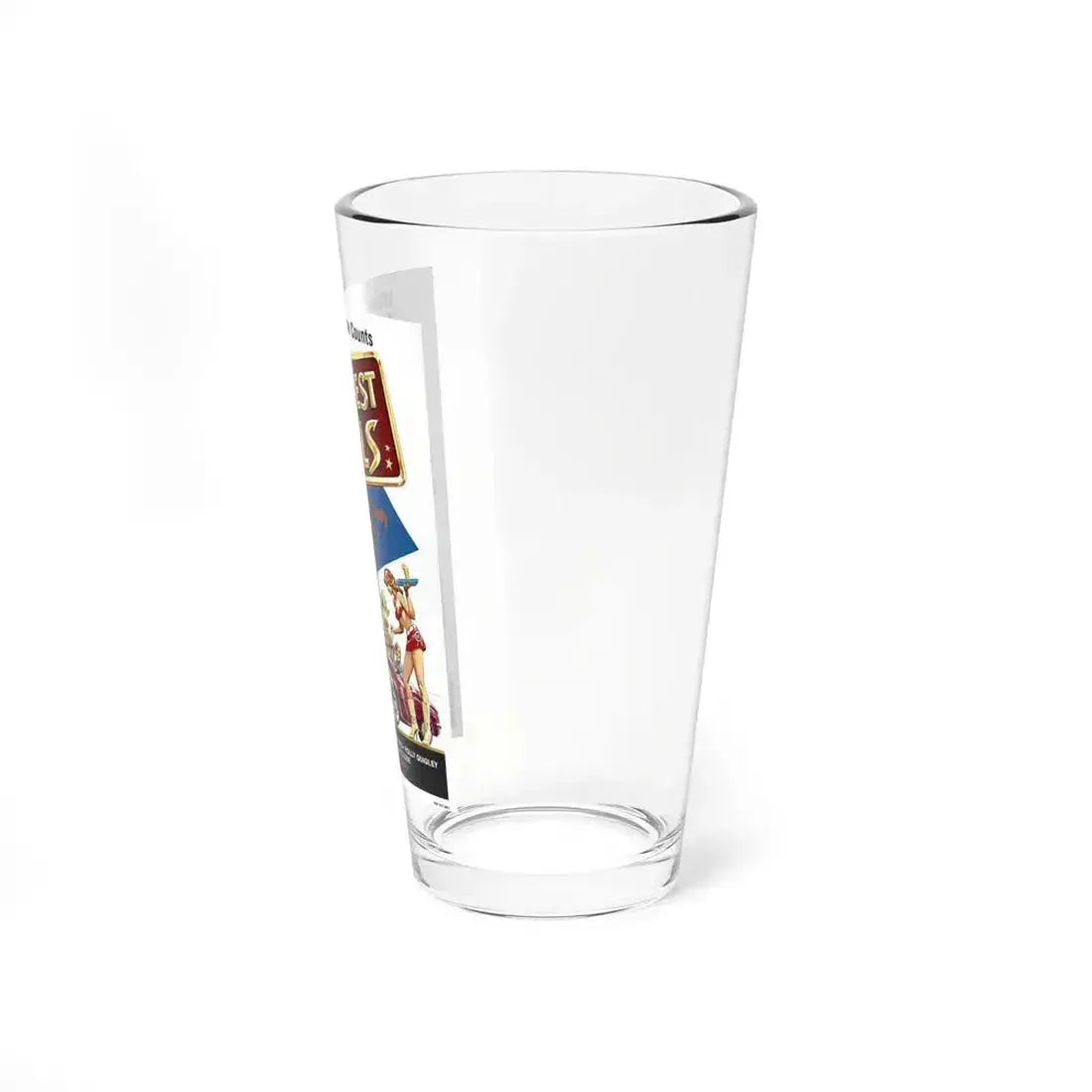 HIGH TEST GIRLS 1980 Movie Poster - Pint Glass 16oz - Go Mug Yourself