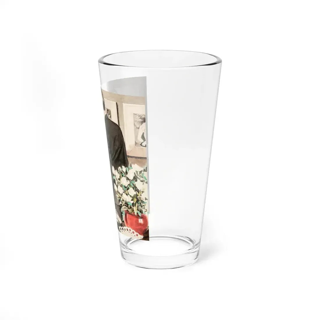 High Tide, Liberty magazine interior illustration, February 23, 1946 - Pint Glass 16oz - Go Mug Yourself