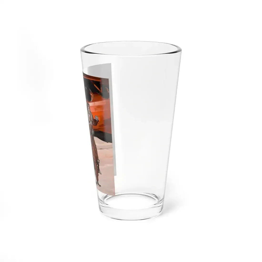 Higher Frontier, Saturday Evening Post story illustration - Pint Glass 16oz - Go Mug Yourself